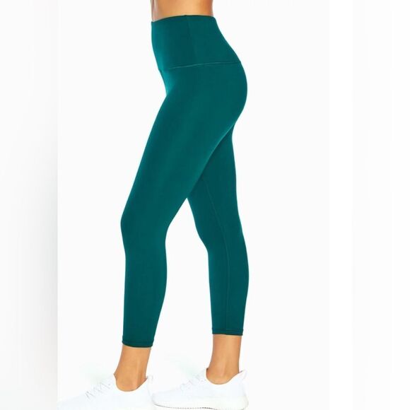 Zobha Performance Legging Easy Endurance Capri Teal Medium M Like New - Picture 2 of 6